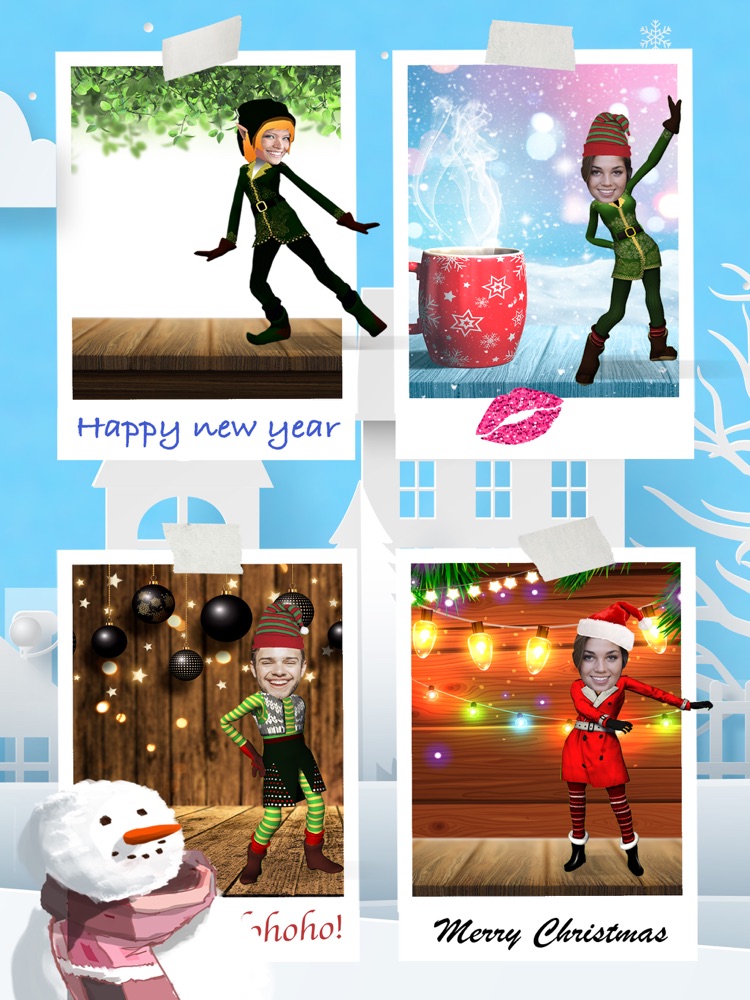 Santa Yourself face in video App for iPhone Free