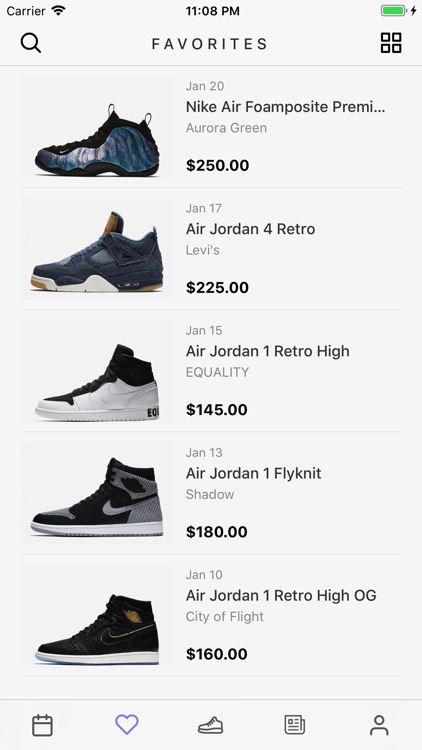Sneaker Crush - Release Dates
