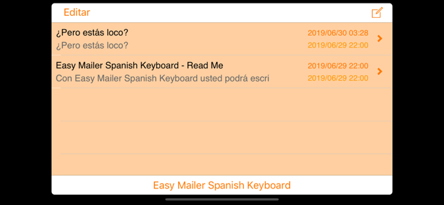 Easy Mailer Spanish Keyboard(圖5)-速報App