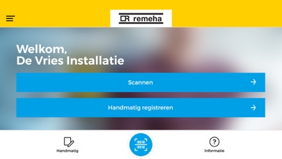Remeha scan-app screenshot 2