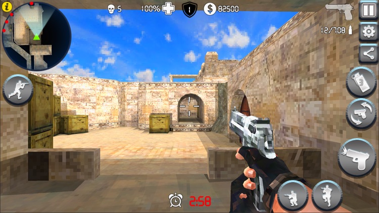 Pixel Gun Killer:Shoot War 3D screenshot-0