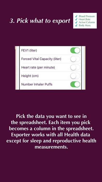 PlumKit Health Exporter screenshot-3