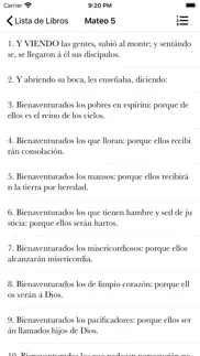 biblia en español audio libro iphone screenshot 3