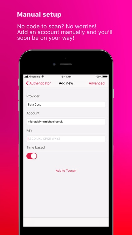 Toucan Authenticator