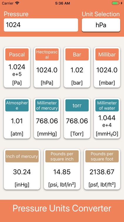 Pressure Units Converter screenshot-0