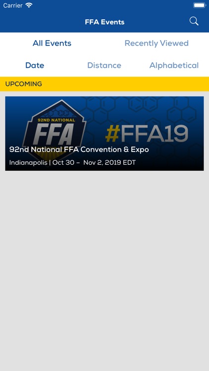 National FFA Events