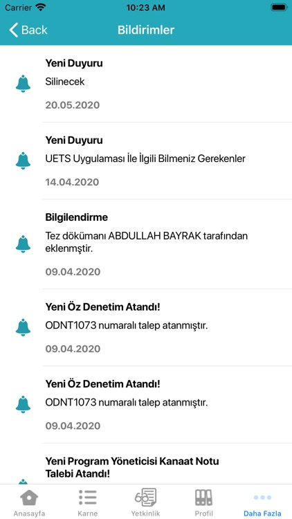 Uzmanlık Eğitimi Takip Sistemi screenshot-6