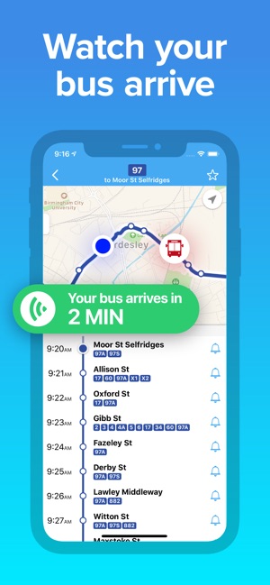 Next Bus Birmingham(圖3)-速報App