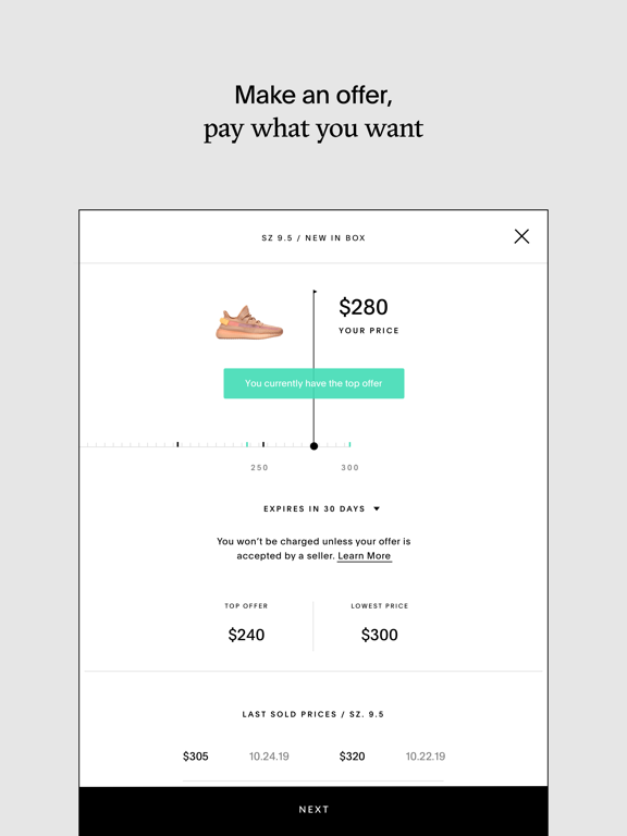 iPad Image of GOAT – Sneakers & Apparel