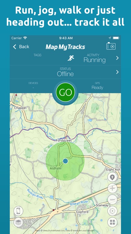 Map My Tracks: run tracker screenshot-0