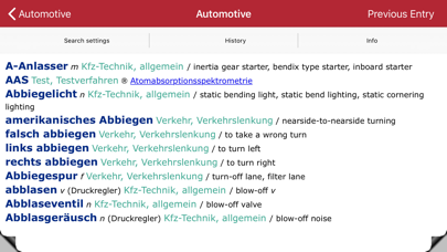 Dictionary Automotive DE-EN screenshot 4
