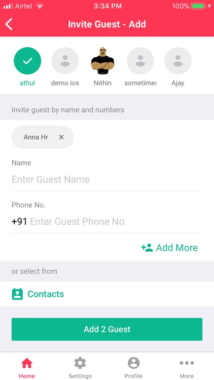 NoBrokerHood - Manage Visitors