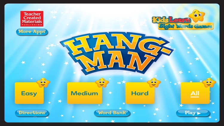 Hangman: Sight Words