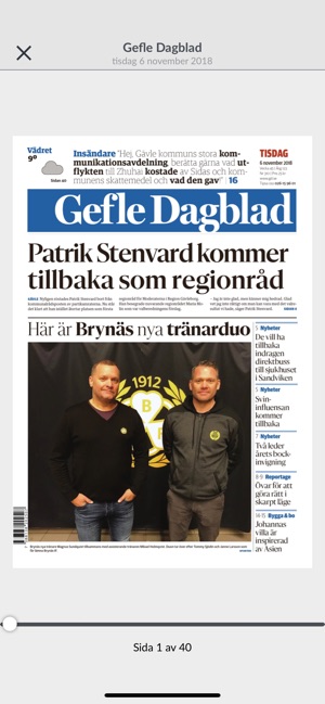 Gefle Dagblad e-tidning(圖3)-速報App