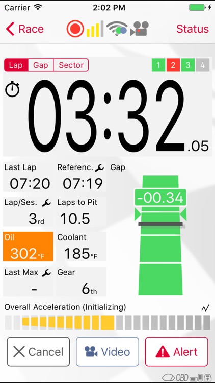 ROUSH Lap Timer