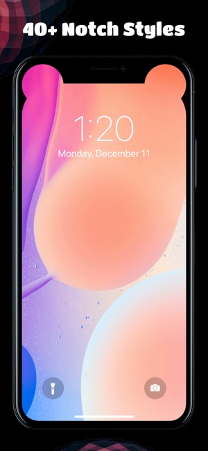 How to Hide iPhone X Notch on Wallpaper using App