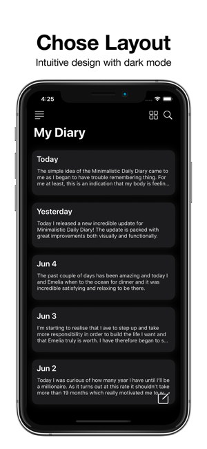 Minimalistic Daily Diary(圖2)-速報App