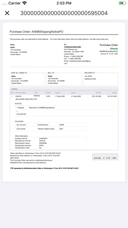 SAP Ariba Supplier screenshot-6