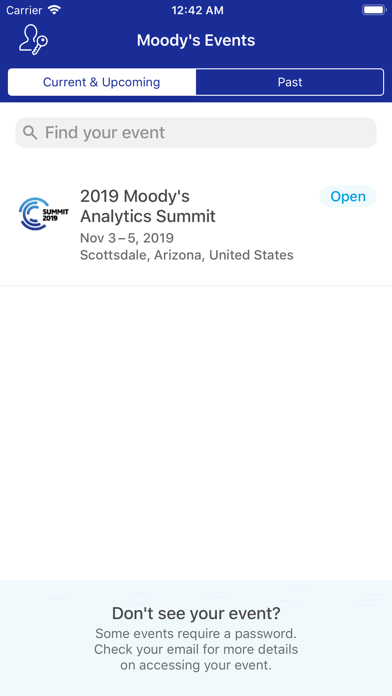 Moody's Events screenshot 2