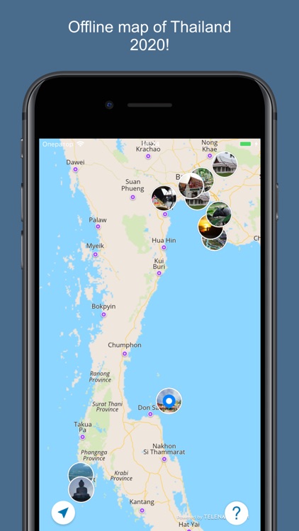 Thailand 2020 — offline map