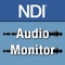 NDI Audio Monitor allows monitoring of low latency NDI format IP Audio streams on your iOS device