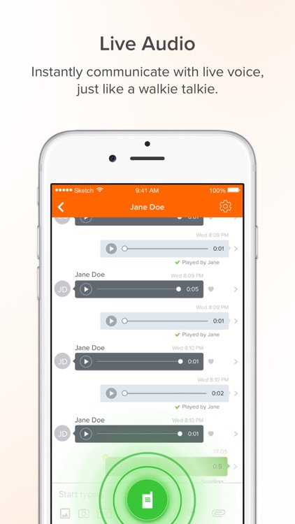 Voxer Walkie Talkie Messenger screenshot-0