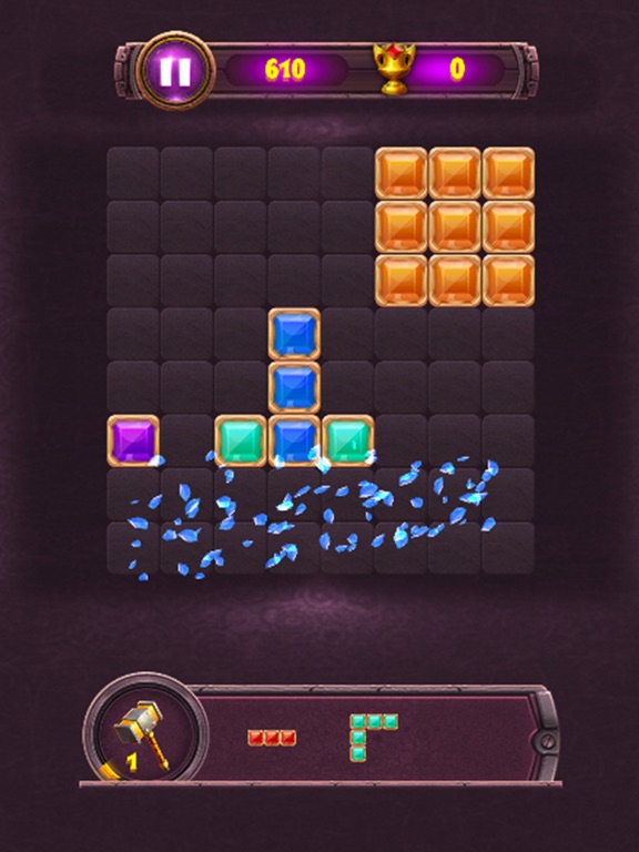Jewel block puzzle game screenshot 2