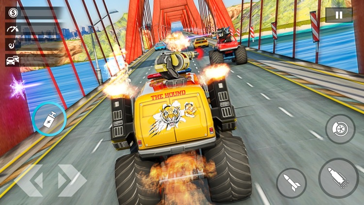 Monster Truck Shooting Game