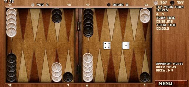 Backgammon 16 Games