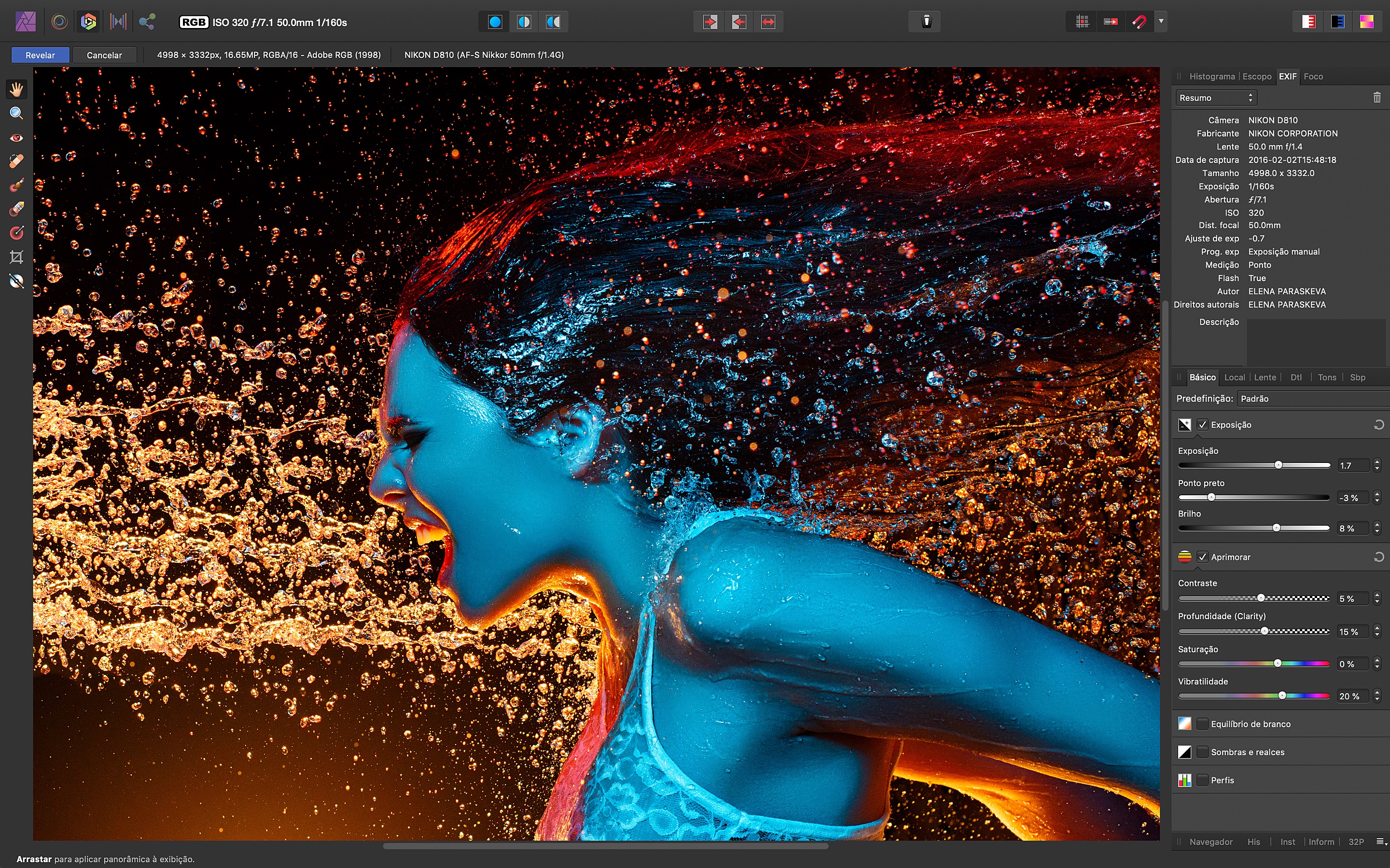 Screenshot do app Affinity Photo