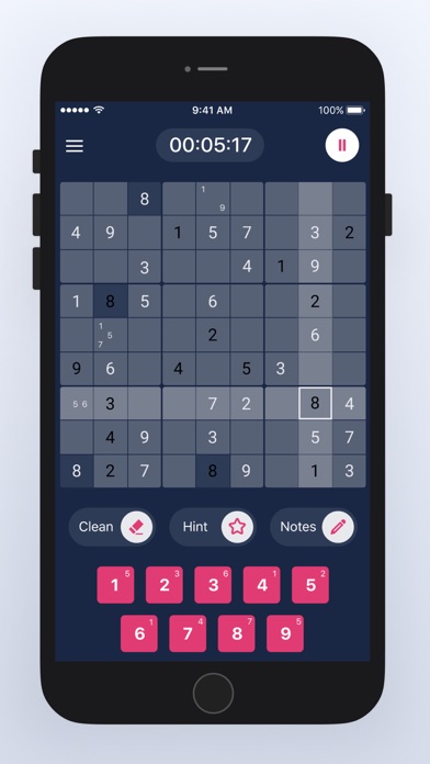 Sudoku Classic Puzzle Games screenshot 2