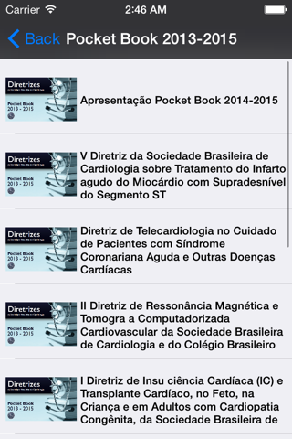 Diretrizes da Cardiologia screenshot 2