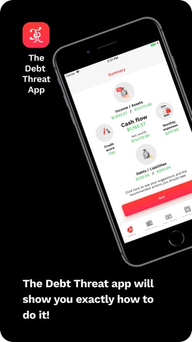 How to cancel & delete Debt Threat from iphone & ipad 4
