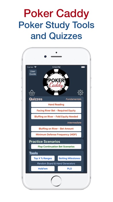 How to cancel & delete Poker Caddy - Quizzes & Tools from iphone & ipad 1
