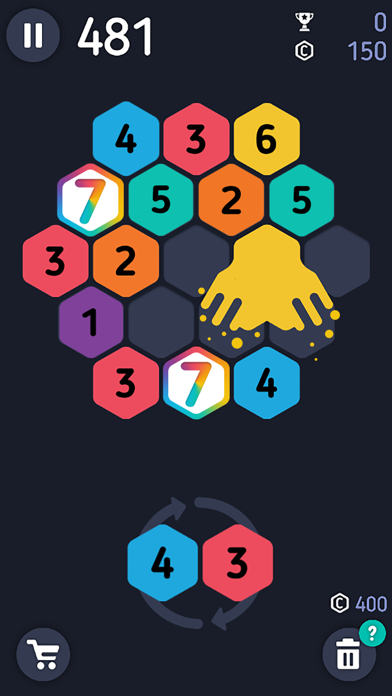 Make7! Hexa Puzzle Screenshot on iOS