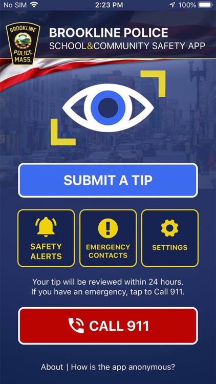 Brookline Community Safety App screenshot-0