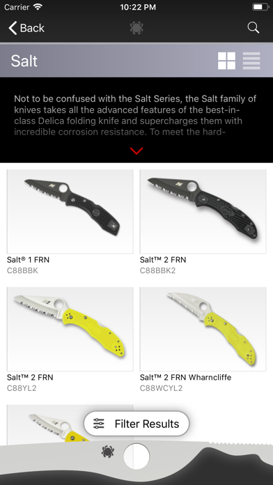 Spyderco screenshot 2