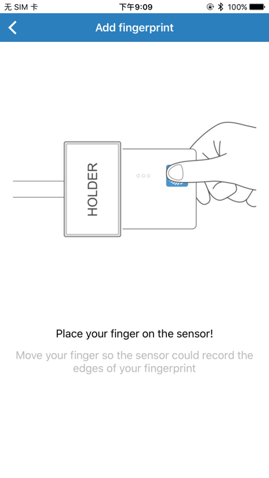 Fingerprint Card Manager screenshot 2