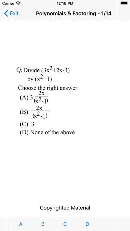 Polynomials and Factoring screenshot-5