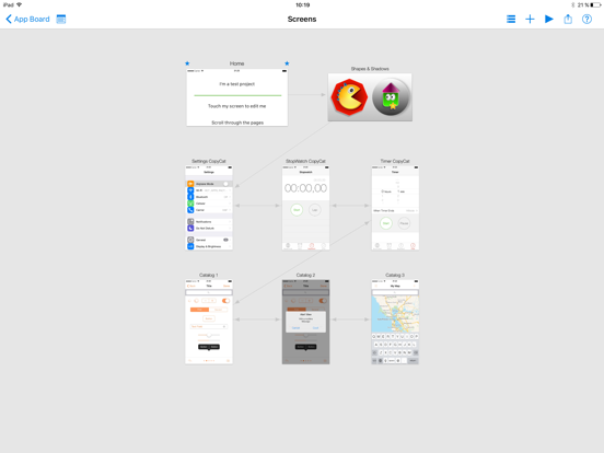 AppCooker Prototyping & Mockup Screenshots