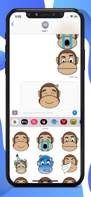 Monkey Cartoon Stickers(圖3)-速報App