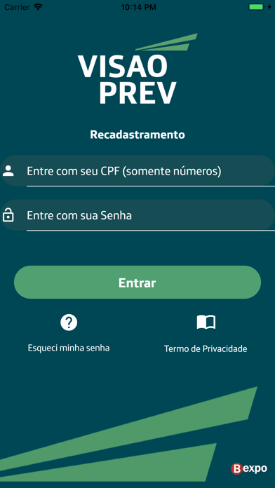 How to cancel & delete Visão Prev - Recadastramento from iphone & ipad 1