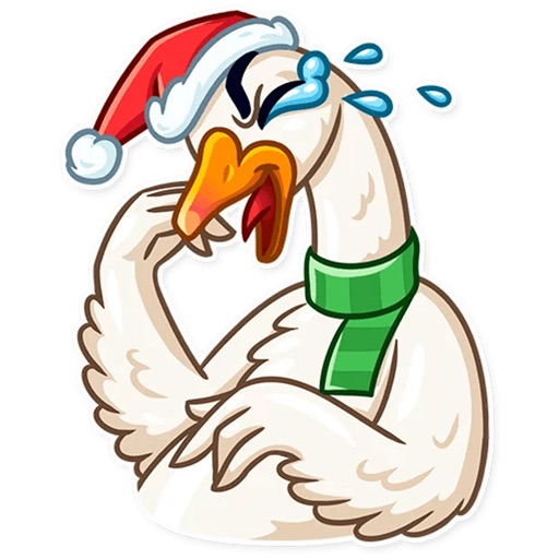 Christmas Goose New Year icon