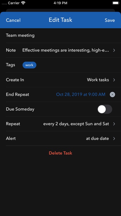 GTD tasks & to-do list screenshot-5