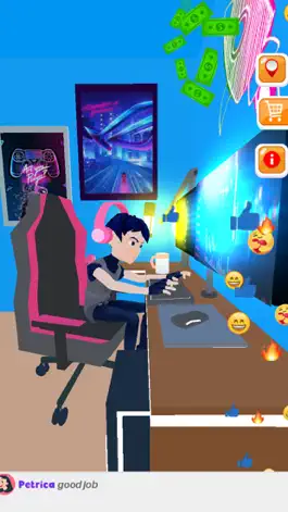 Game screenshot Game League Life Streamer Sim apk