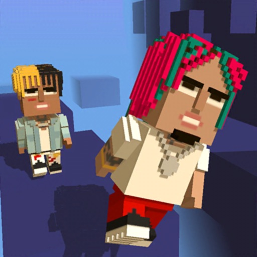 Blocky Gang Roller Jump iOS App