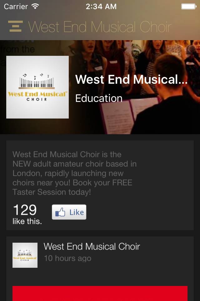 West End Musical Choir screenshot 4