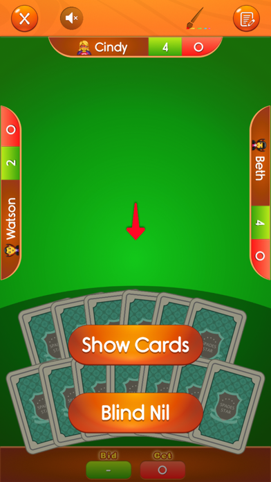 Spades Star : Card Game screenshot 2