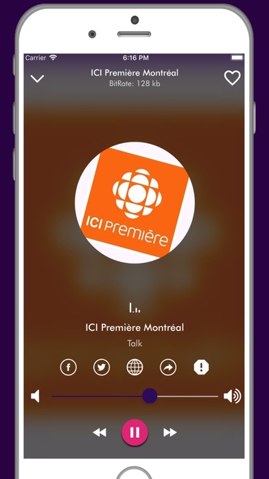 iRadio Canada FM screenshot 2