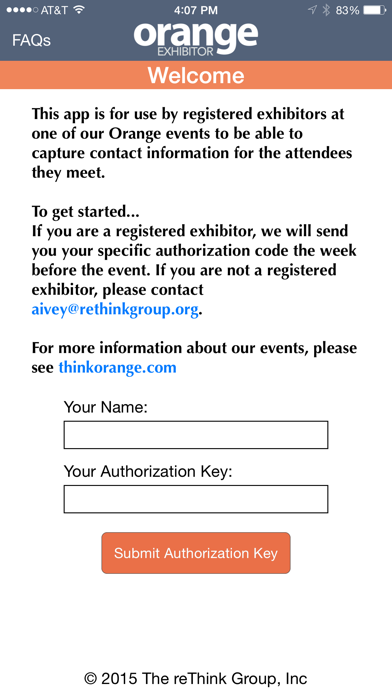 How to cancel & delete Orange Exhibitor from iphone & ipad 1